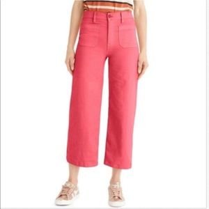 J Crew Point Sur Washed Wide-Leg Pants Style J0919